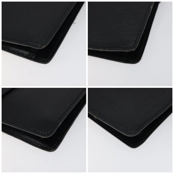 LOUIS VUITTON Epi Montaigne 27 Clutch Bag Black M52652 LV Auth 125396 - Picture 14 of 16